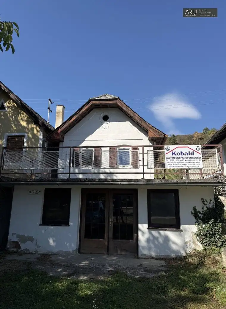 Sanierungsbedürftiger Weinkeller/Wohnhaus mit Weingarten