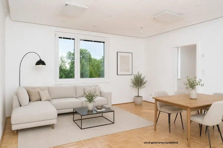 PROVISIONSFREI: Ruhe, Grünblick &amp; moderner Wohnkomfort – generalsanierte 2-Zimmer-Wohnung