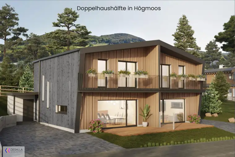 Wunderschöne Doppelhaushälfte in Högmoos (Neubau)