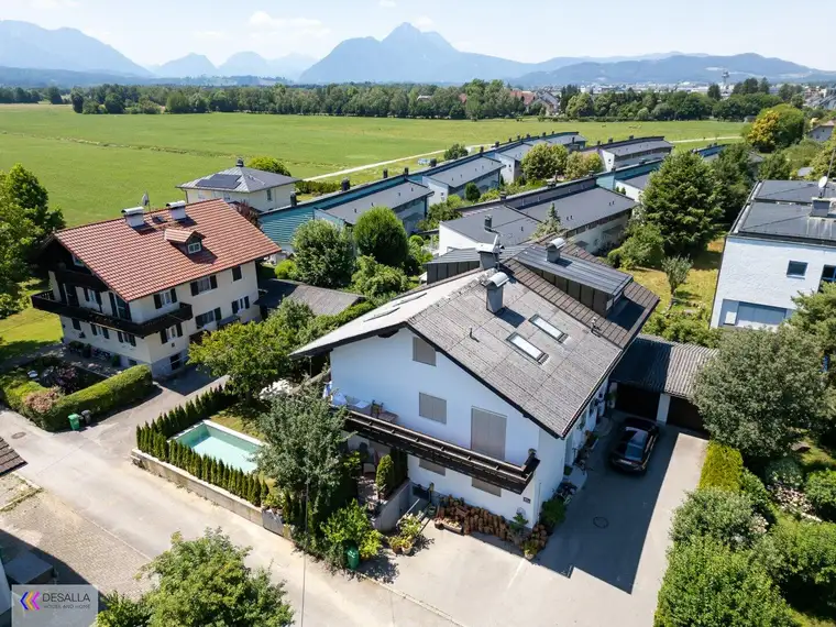 Großzügige 3-stöckige Doppelhaushälfte mit Weitblick in Leopoldskron