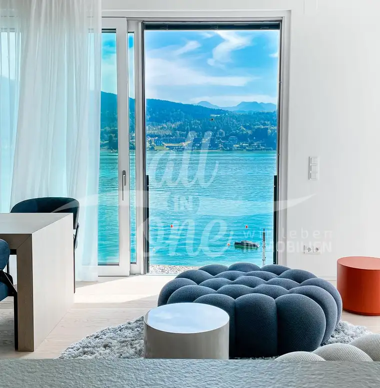 Luxus Seewohnung am Wörthersee mit Seeblick/Zugang