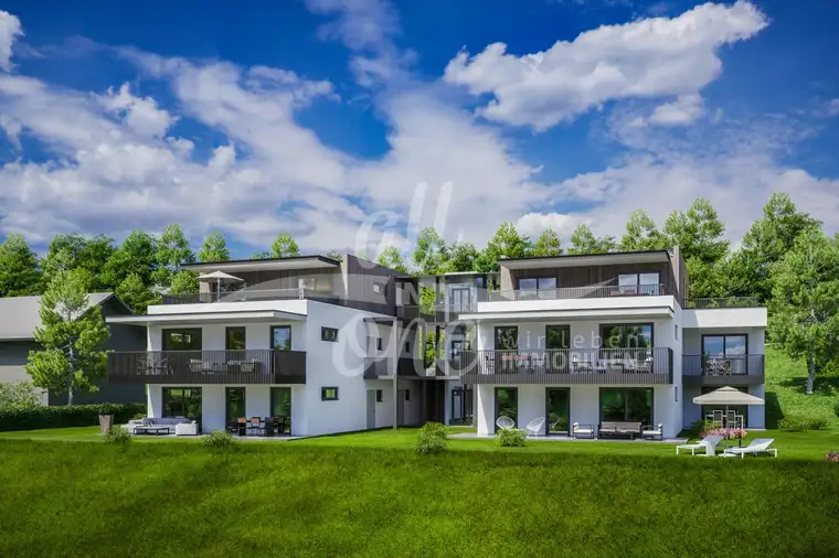 NEUBAU-Gartenwohnung mit Wörthersee/Karawanken-Blick in Velden