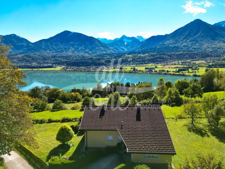 RESERVIERT-Aussichtslage Deluxe-Bungalow mit großem Grundstück und traumhaftem Panoramablick – Ludmannsdorf