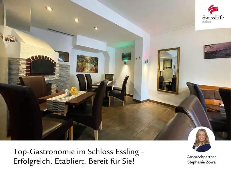 MIT PIZZAOFEN! Top-Gastronomie im Schloss Essling – Erfolgreich. Etabliert. Bereit für Sie!
