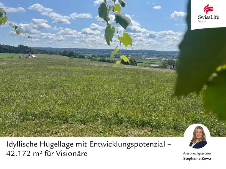 Exklusives Investment: Großflächiges Bauland mit unverbaubarem Panorama