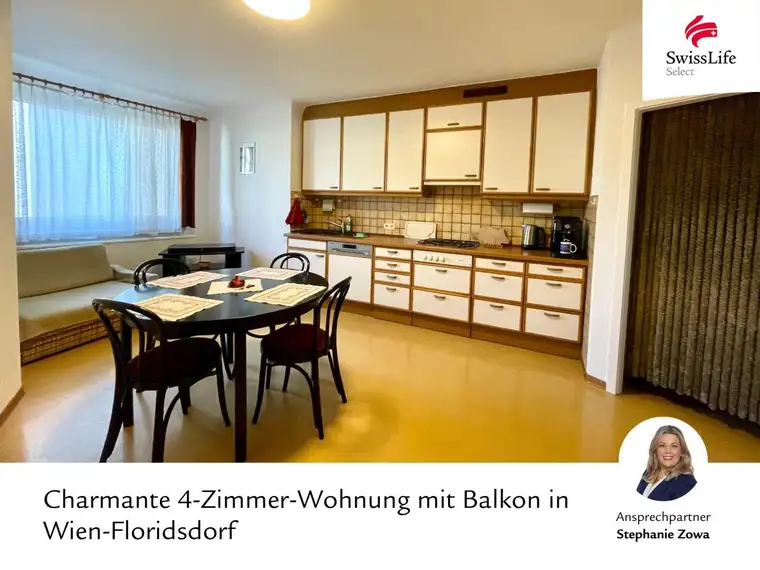 Großzügige Wohnung mit Balkon &amp; Potential zur Wohnküche | INKLUSIVE EINRICHTUNG