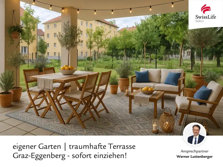 eigener Garten | traumhafte Terrasse | perfekte Infrastruktur | tolle Ausstattung | Graz-Eggenberg - sofort einziehen!
