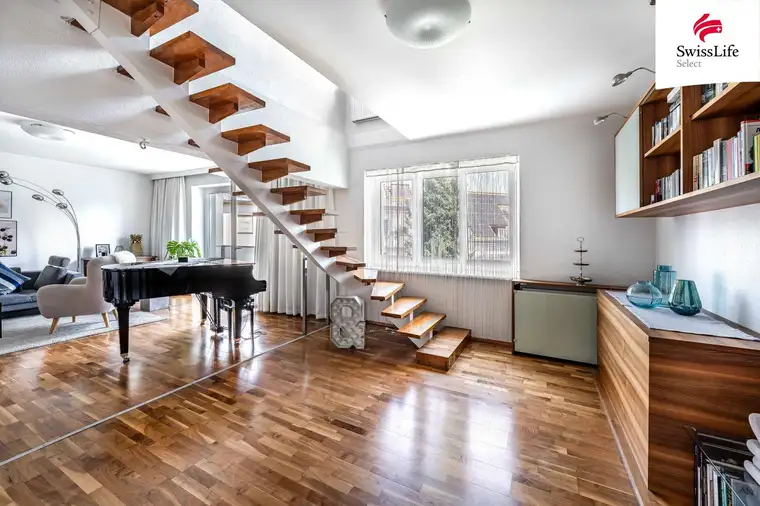 Großzügige &amp; stilvolle Maisonette mit sonniger Dachterrasse
