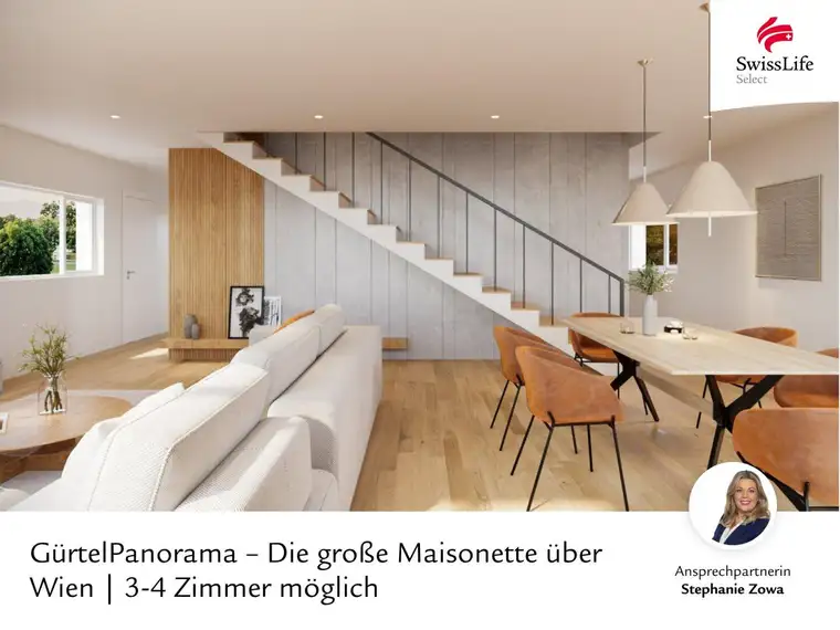 GürtelPanorama – Die große Maisonette über Wien | 3-4 Zimmer möglich