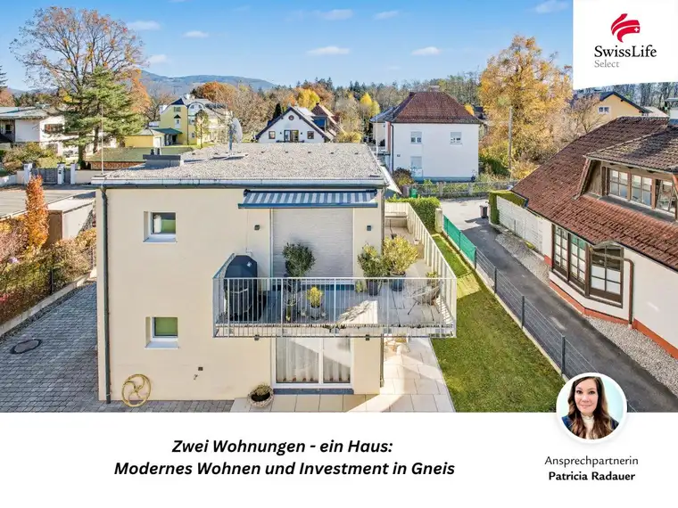 Zwei Wohnungen - ein Haus: Modernes Wohnen und Investment in Gneis
