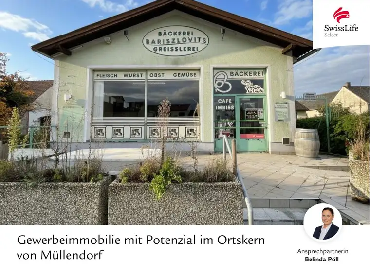 Gewerbeimmobilie mit Potenzial im Ortskern von Müllendorf