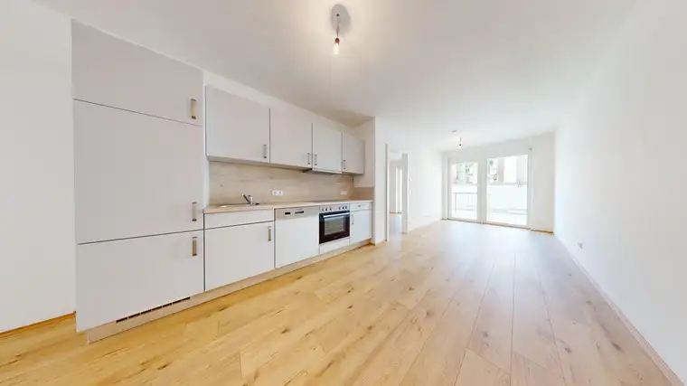 Moderner 2-Zimmer-Erstbezug mit Balkon im 3. Obergeschoss