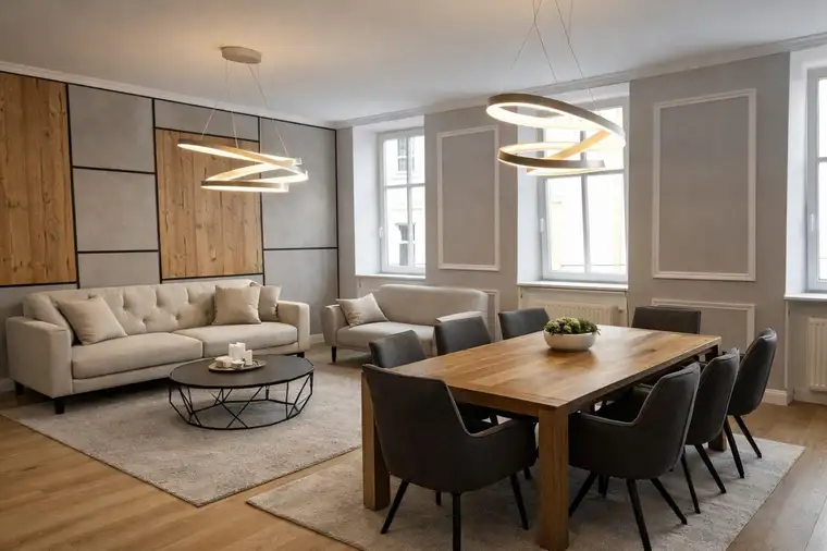MIETE – Exklusive 8-Zimmer-Luxuswohnung mit Pool, Sauna, Garten, Terrassen &amp; Parkgarage in 1190 Wien – Wohnen auf höchstem Niveau!