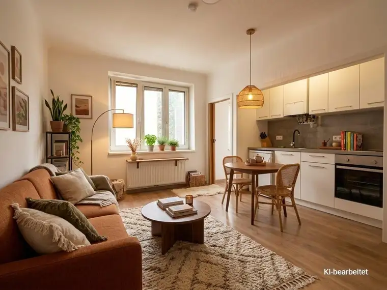 Charmante 1,5-Zimmer-Wohnung in Klosterneuburg – saniert, Küche inklusive &amp; ideale Lage nahe Bahnhof