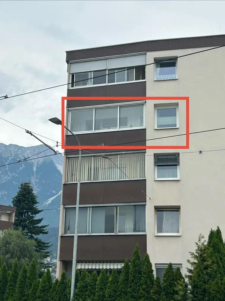 PRIVATVERKAUF provisionsfrei: Sonnige 3-Zimmer-Wohnung in Innsbruck