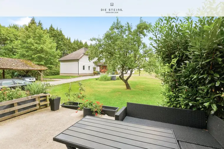 Modernes Familienidyll: 4-Zimmer-Gartenwohnung mit Terrasse &amp; Grünblick - vermietet bis 2027