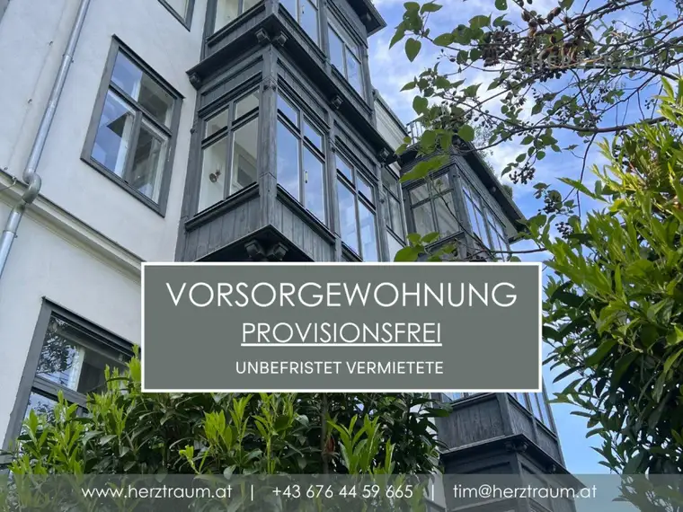 VORSORGEWOHNUNG II PROVISIONSFREI II UNBEFRISTET VERMIETET II ANLAGEOBJEKT