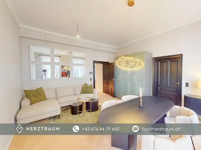 Vollmöblierte Altbau-Designwohnung mit Stilgarantie – 49 m² Wohntraum im Herzen von Währing