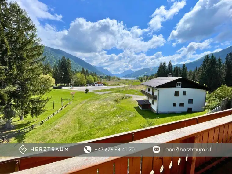 Exklusive Haushälfte mit See- und Bergblick || 4 Zimmer, Balkon, Terrasse || Toplage Oberdorf ||