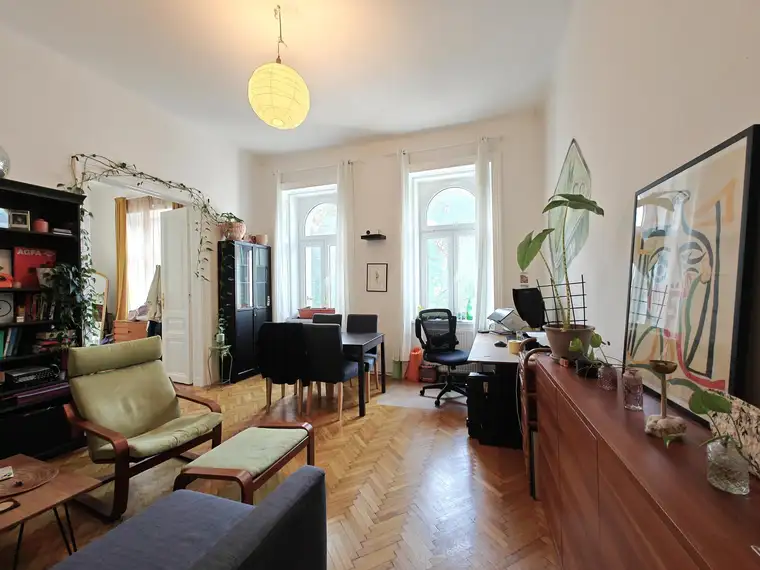 Einsiedlerpark: Herrliche Eckwohnung + Grünblick + Nachmittagssonne + 650m zur U4 + befristet bis 06/2026
