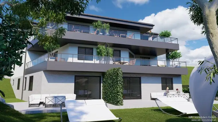 Luxus-Garten-Wohnung in Villenlage Finkenstein am Faakersee! Fertigstellung Dezember 2023!