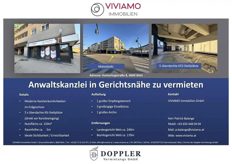 Hier werden Sie gesehen! Geschäftslokal / Büro / Praxis am Marktplatz ab sofort verfügbar!