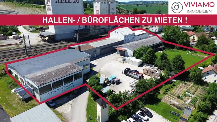 Wirtschaftspark Haiding / Krenglbach: Variable Hallen- und Büroflächen zur Miete!