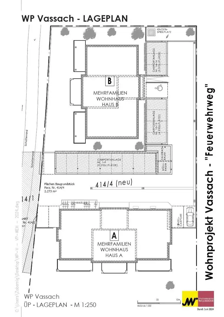 Eigentumswohnung - Wohnprojekt Vassach "Feuerwehrweg" TOP A06