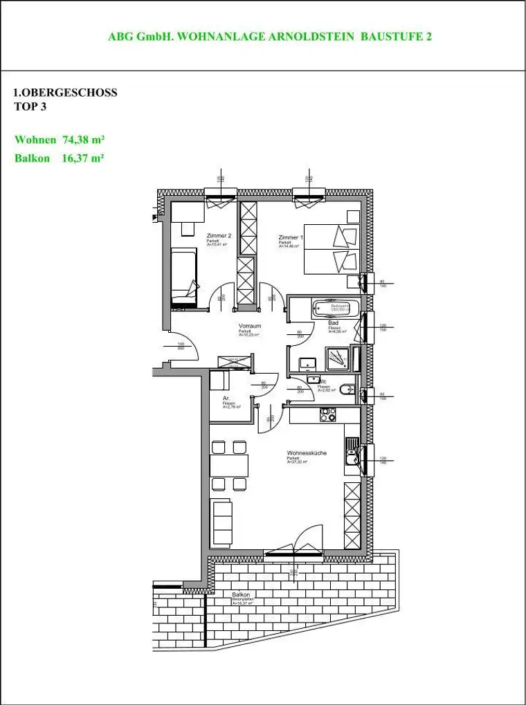 ERSTBEZUG-ANLEGERWOHNUNG - vermietet
