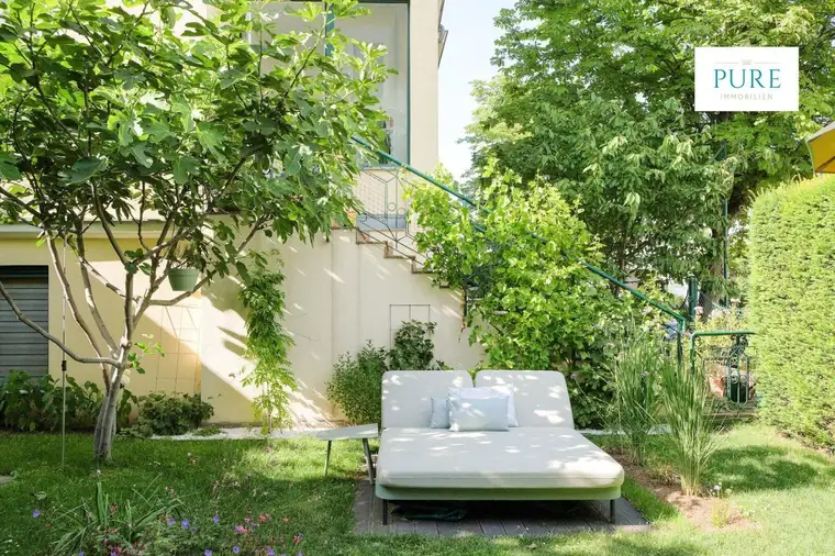 Stilvolle Beletage mit idyllischem Garten in bester Villenlage!