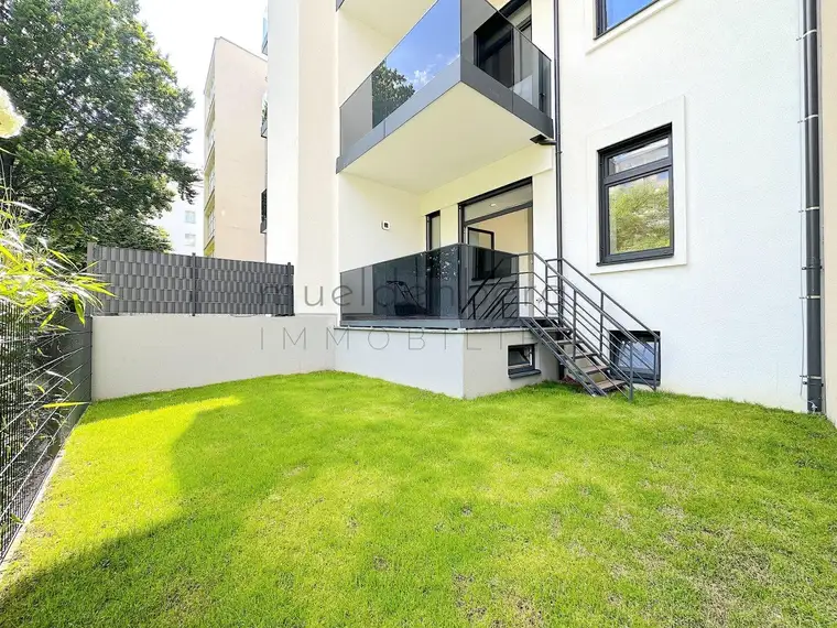 Moderne Gartenwohnung - Erstbezug mit 3 Zimmern, Terrasse und eigenem Garten in Wien!