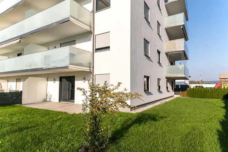Ansprechende Gartenwohnung mit schönem Ausblick
