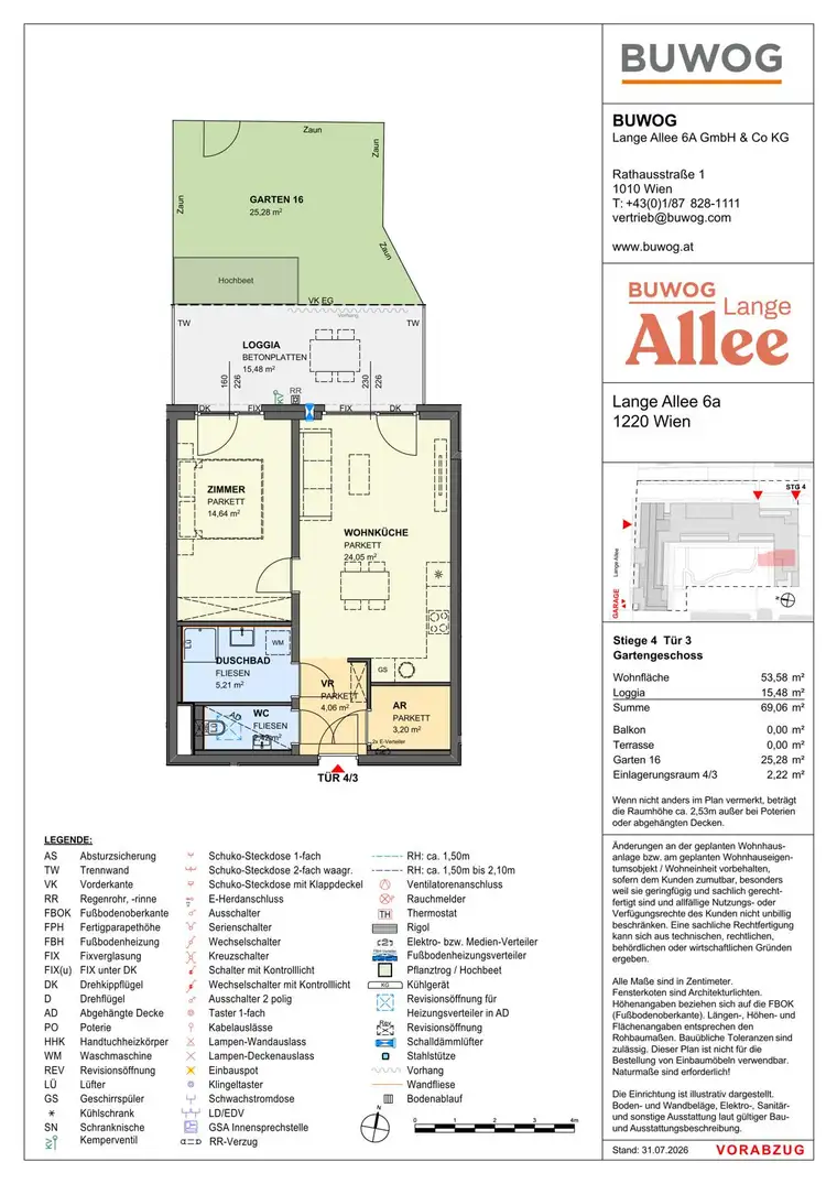 Lange Allee 6A - Eigentum in 1220 Wien