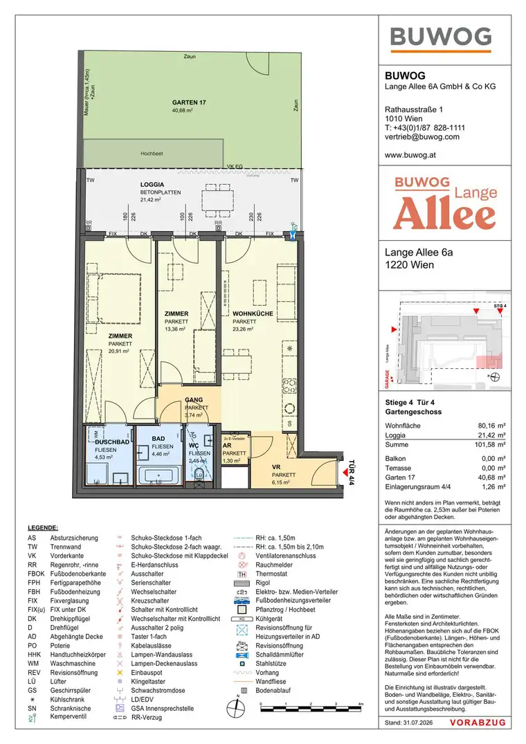 Lange Allee 6A - Eigentum in 1220 Wien