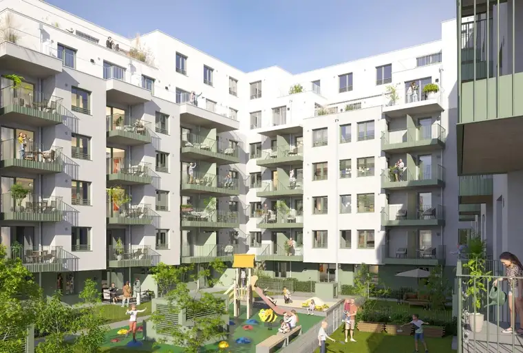 FORSTHAUS - Neubau Erstbezug - 3 Zimmer mit Freifläche Nähe Donaukanal (HO1.12)