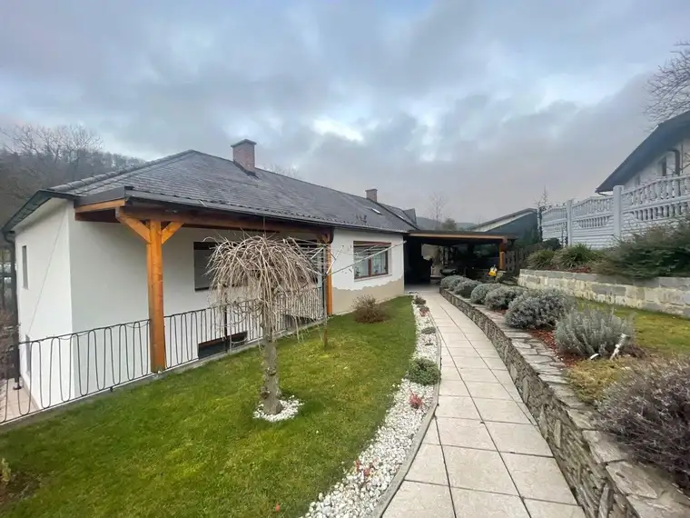 TOP GELEGENHEIT! Großes Wohnhaus mit 3 Wohnungen, großem Garten, Garage, Carport, Sauna, Weinkeller und vielen Extras in Altenmarkt an der Triesting