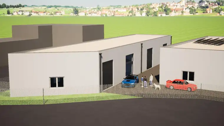 Genehmigungsfähige Ziegelmassiv Hallen in top Lage - Miete mit Kaufoption.