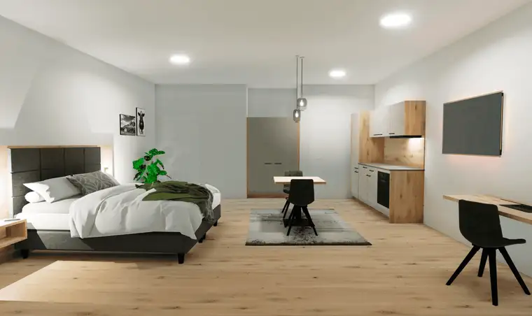 EXKLUSIVE GARCONNIERE MIT DESIGNKÜCHE, 4 STERN -SUPERIOR MÖBLIERUNG UND STILVOLLEM BAD
