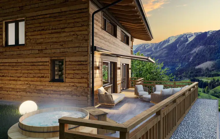 Alpines TRAUMDOMIZIL - Doppelhaushälfte mit Eigengrund - Sonnenlage - Schladminger Tauern