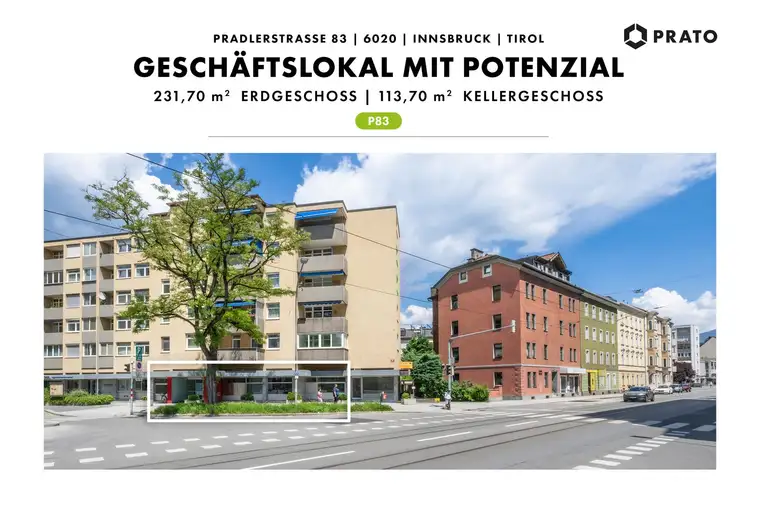 VERKAUF GESCHÄFTSLOKAL MIT POTENZIAL / 345,40 m2 / KAUFPREIS: EUR 1.155.000.-
