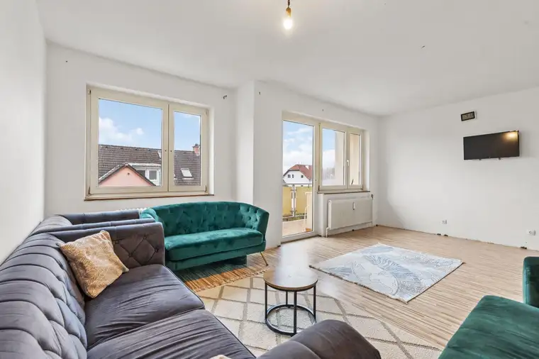 Zentral gelegene 3-Zimmer-Wohnung mit Balkon in Wels