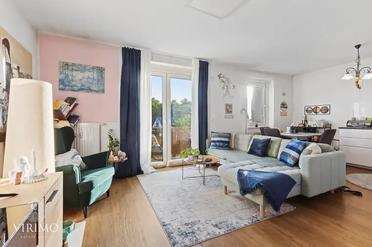 Stilvoll sanierte 3-Zimmer-Wohnung mit Balkon in Alturfahr – Donaublick &amp; Donaustrand fußläufig erreichbar