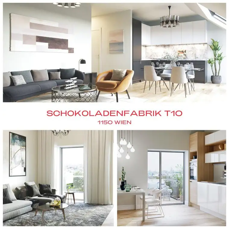 DIE SCHOKOLADENFABRIK - 3 Zimmer Wohnung mit 2 Balkonen