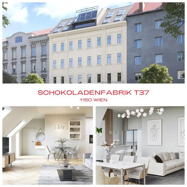 DIE SCHOKOLADENFABRIK - 3 Zimmer DG Wohnung mit südseitiger Loggia/Balkon