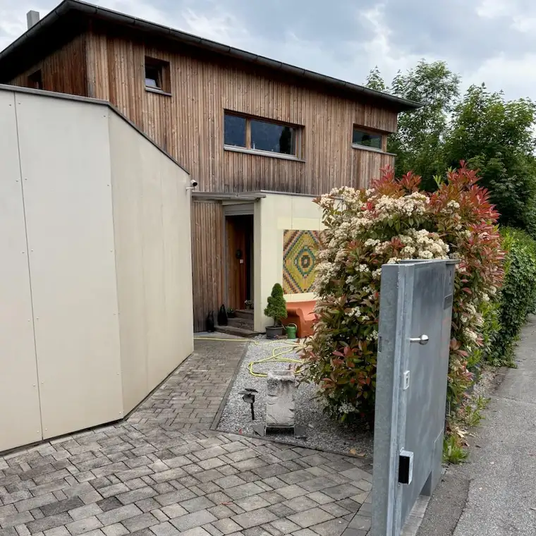 holzständerhaus, niedrigenergiehaus, südlage, ruhig, villenlage