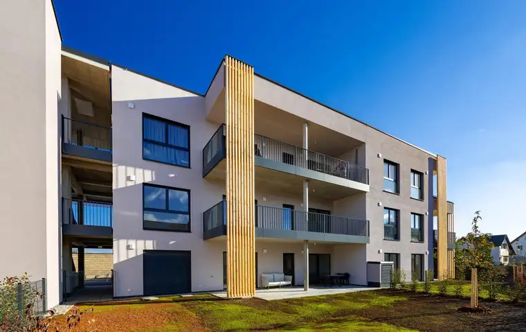 3-Zimmer Neubauwohnung mit 2 Balkonen, Tiefgarage, Erdwärme, Deckenkühlung, Fußbodenheizung, Photovoltaik, provisionsfrei, nachhaltig, exklusiv