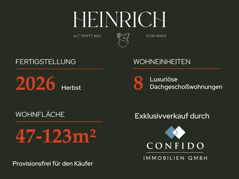 HEINRICH - ALT TRIFFT NEU - KLEISTGASSE 29 - 1030 WIEN - Dachgeschoßwohnungen