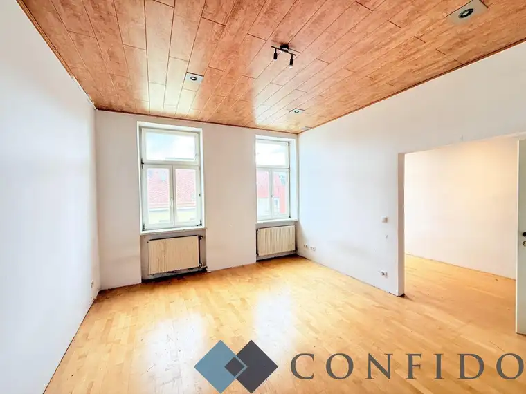WOHNUNGSEIGENTUM AM STÖBERPLATZ - Sanierungsbedürftige 2 Zimmerwohnung mit Potenzial!