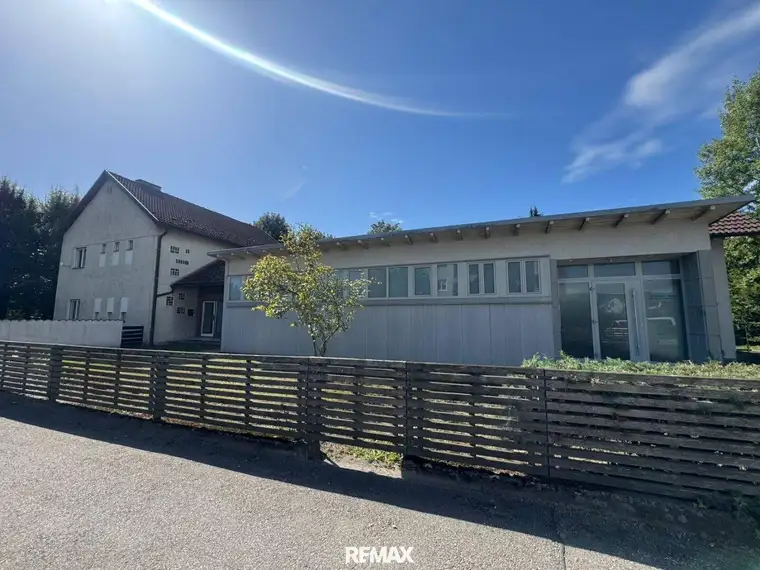 Ehemaliges Ärztehaus in der Gemeinde Aschach – Ordination/Büro &amp; Einfamilienhaus auf großzügigem Grundstück