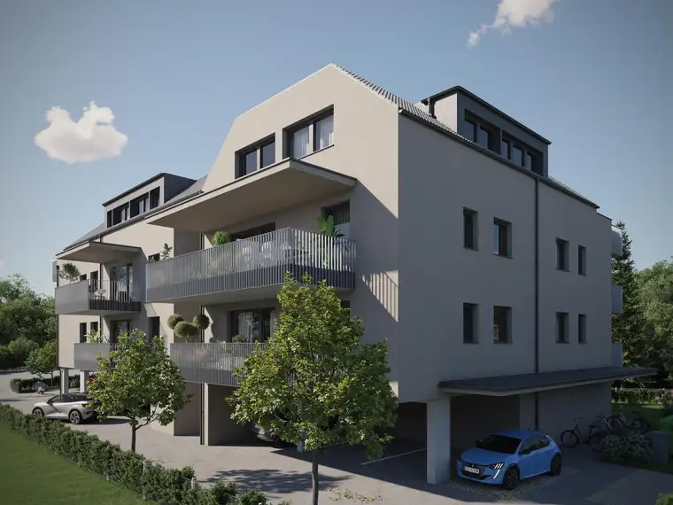 Gefördertes Wohnen im Grünen - Mittertreffling - Exklusives Neubauprojekt mit 13 Wohneinheiten